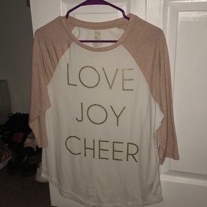 Love joy cheer shirt